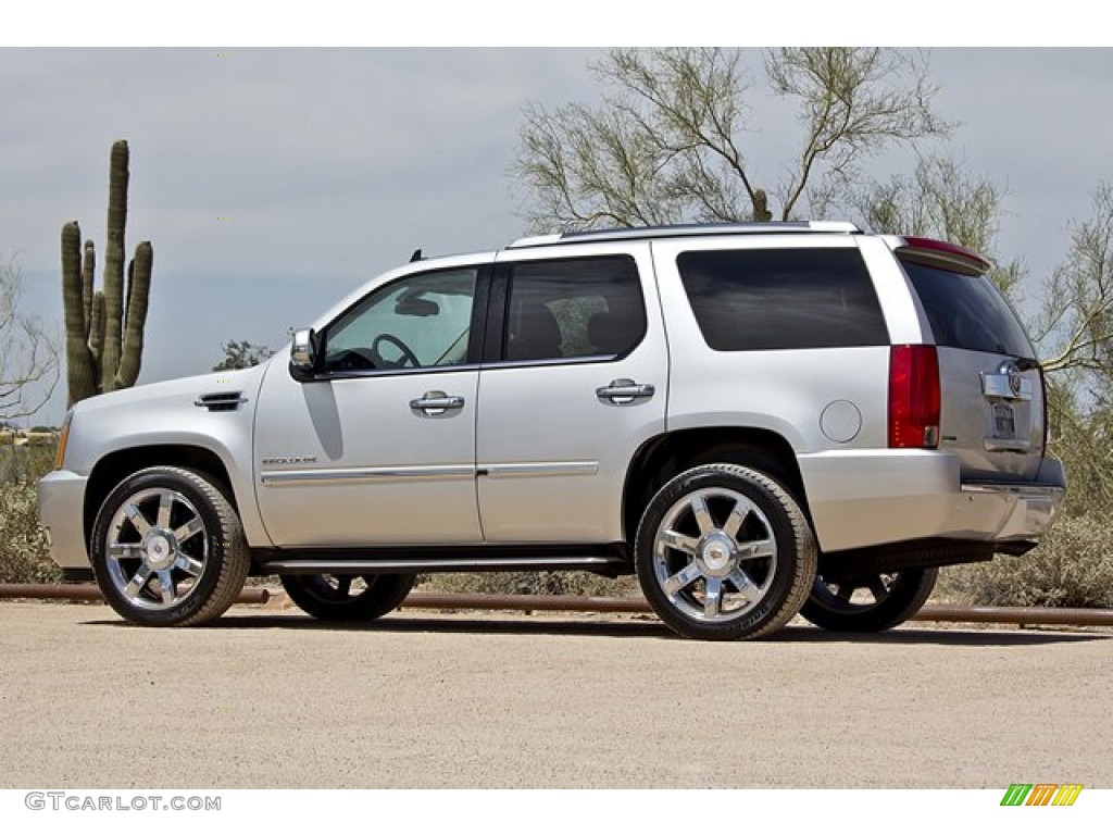 Silver Lining Metallic 2011 Cadillac Escalade Luxury AWD Exterior Photo #63621709
