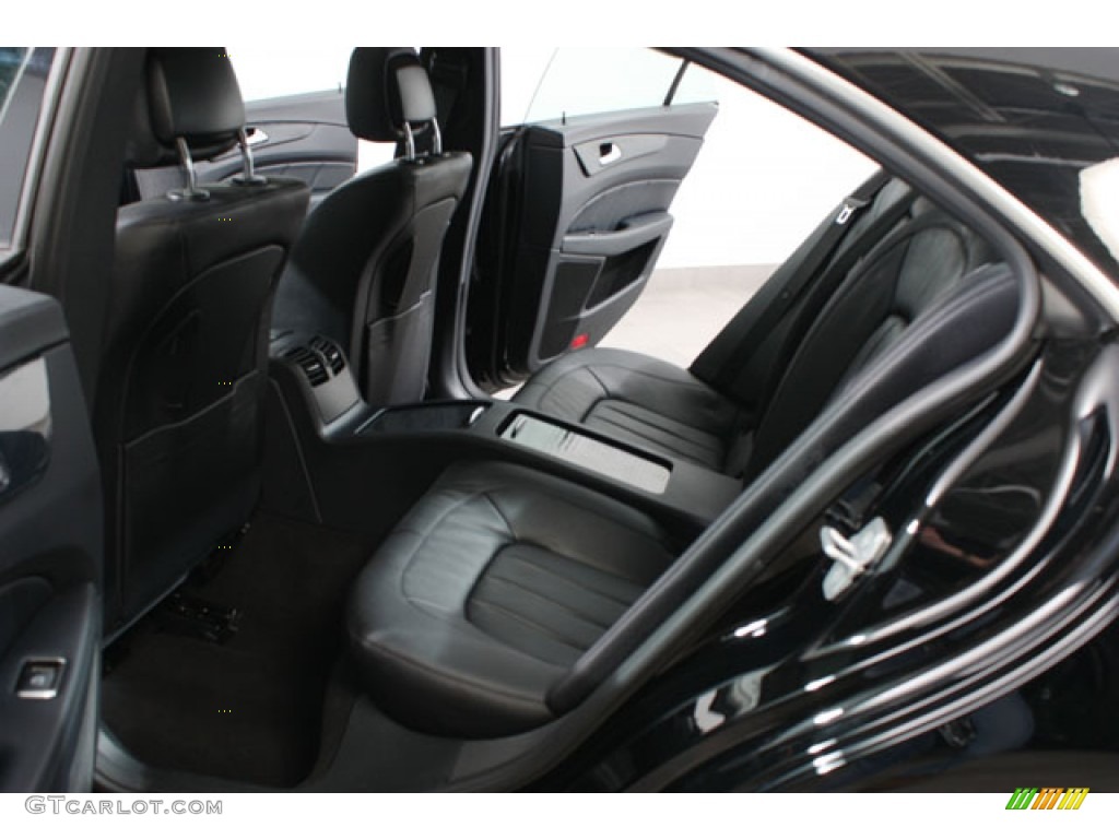 Black Interior 2012 Mercedes-Benz CLS 550 4Matic Coupe Photo #63621841