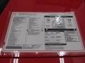  2010 Challenger SRT8 Window Sticker