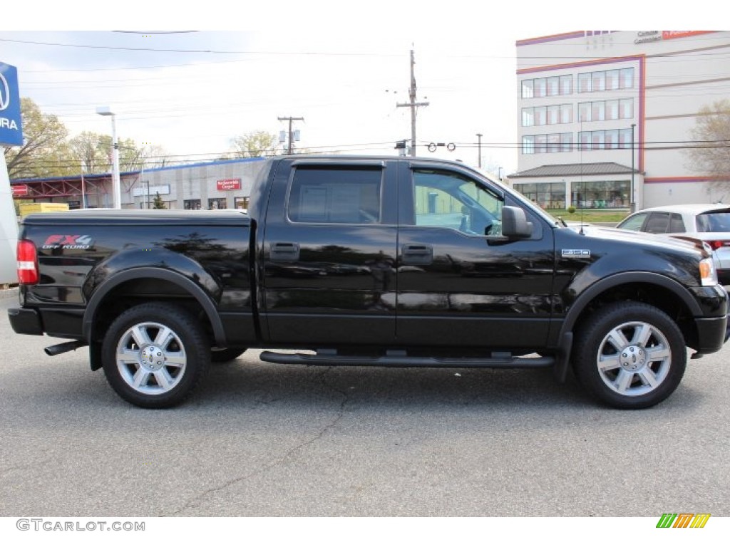 2006 F150 FX4 SuperCrew 4x4 - Black / Black photo #2