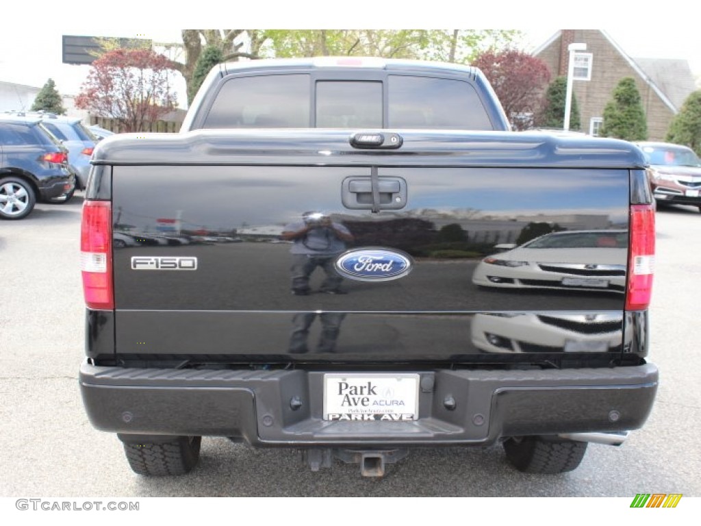 2006 F150 FX4 SuperCrew 4x4 - Black / Black photo #4