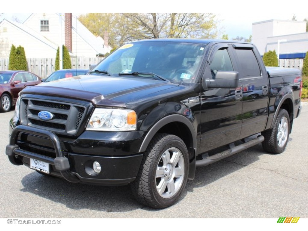 2006 F150 FX4 SuperCrew 4x4 - Black / Black photo #7