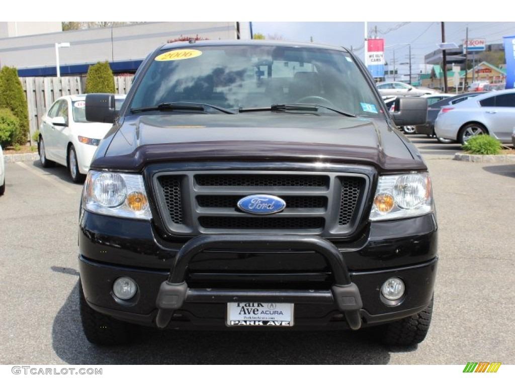2006 F150 FX4 SuperCrew 4x4 - Black / Black photo #8