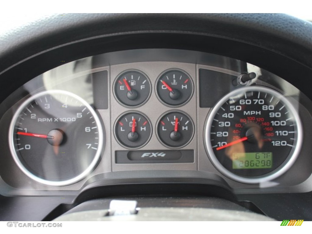 2006 F150 FX4 SuperCrew 4x4 - Black / Black photo #17