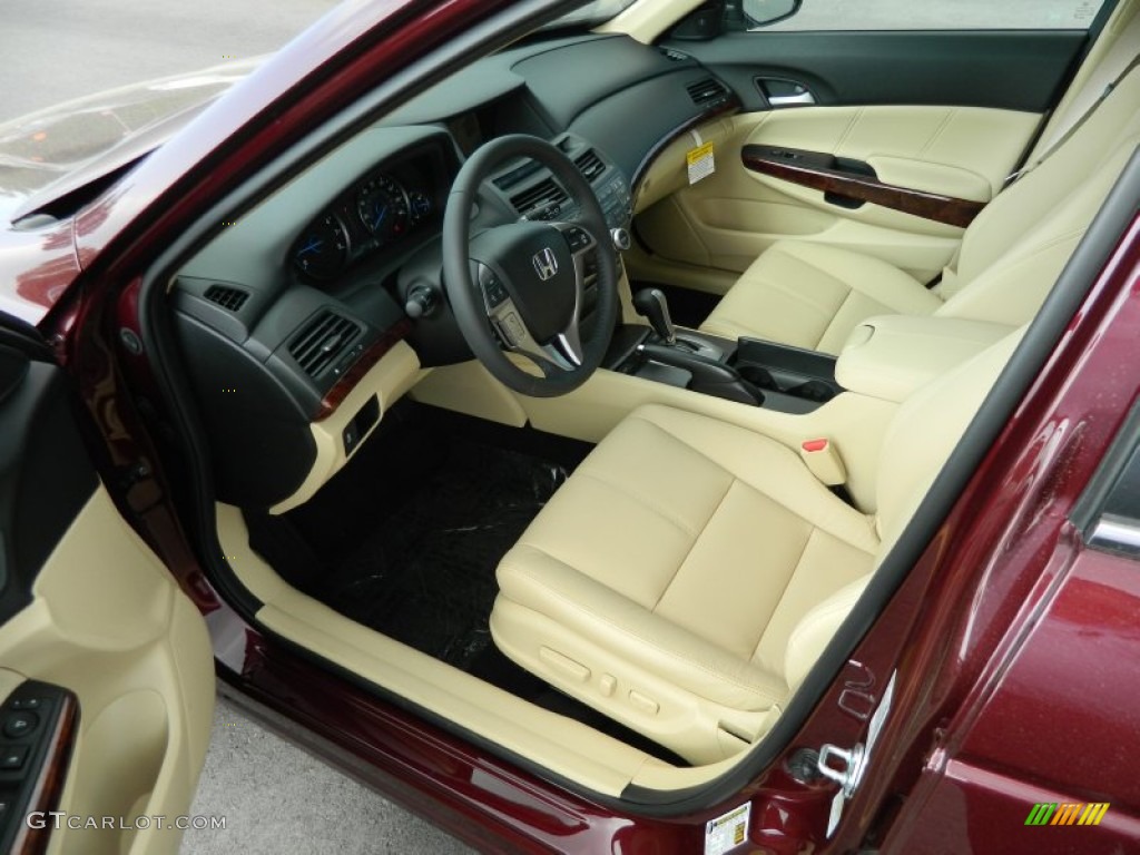 Ivory Interior 2012 Honda Accord Crosstour Ex L Photo