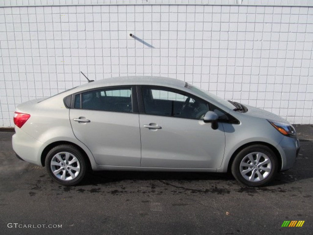 Silverstone Beige 2012 Kia Rio EX Exterior Photo #63624199