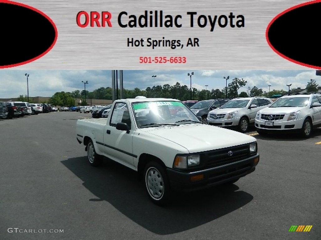 White Toyota Pickup