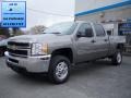 2012 Graystone Metallic Chevrolet Silverado 2500HD LT Crew Cab 4x4  photo #1