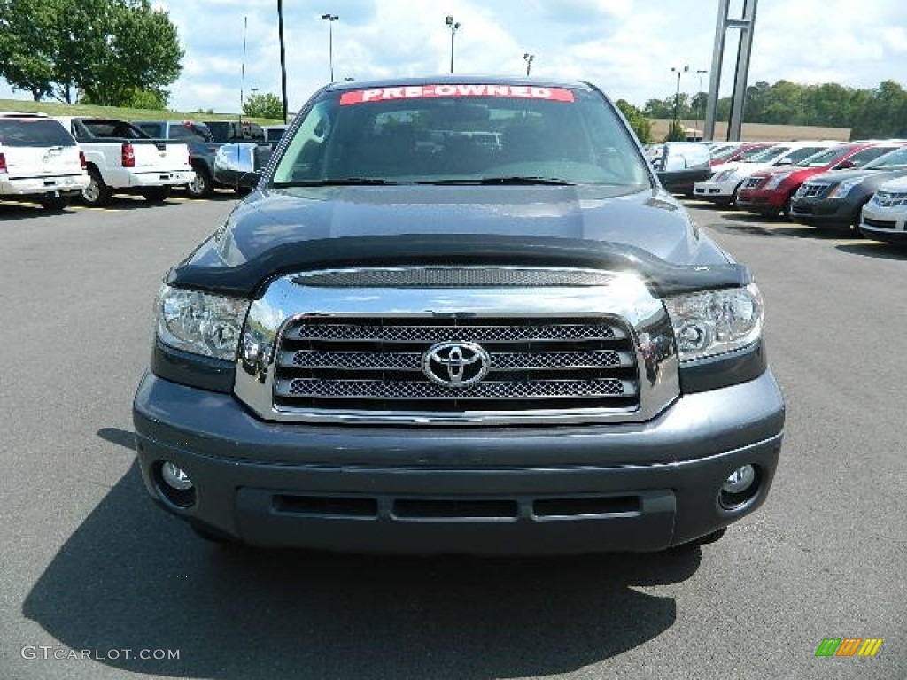 2007 Tundra Limited CrewMax 4x4 - Slate Metallic / Graphite Gray photo #8