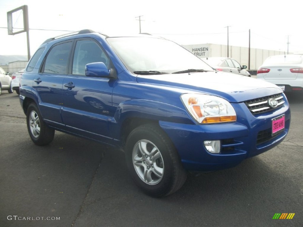 2006 Sportage EX V6 4x4 - Smart Blue / Black photo #1