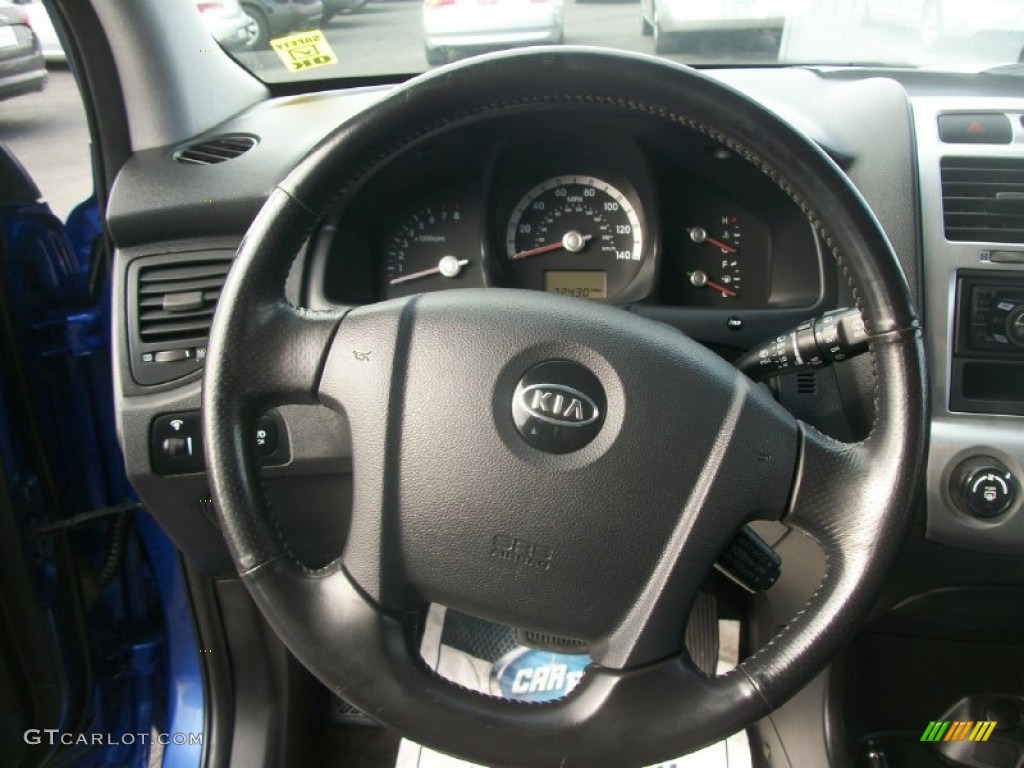 2006 Sportage EX V6 4x4 - Smart Blue / Black photo #12