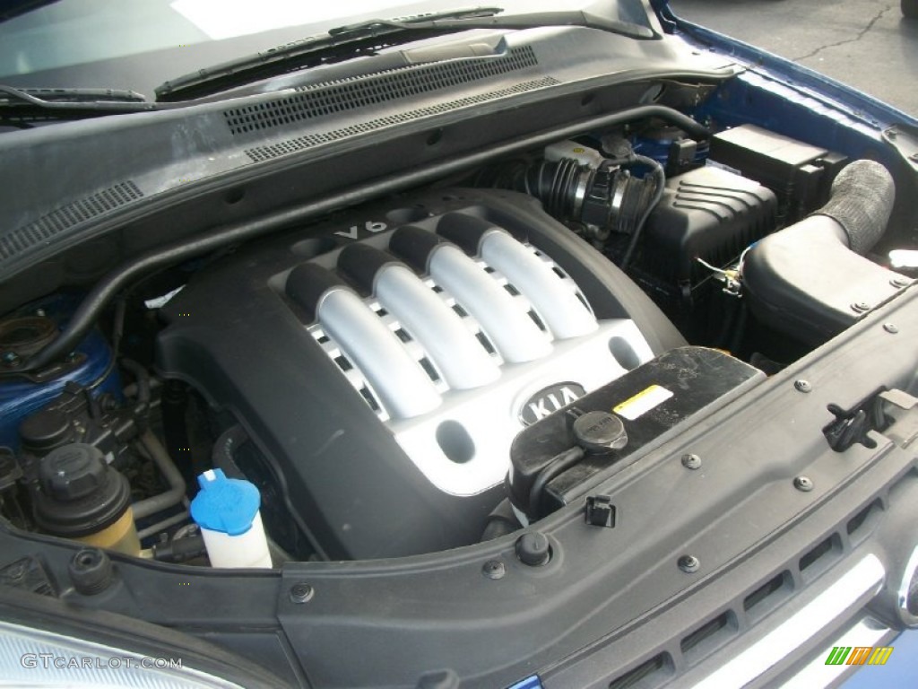 2006 Sportage EX V6 4x4 - Smart Blue / Black photo #31