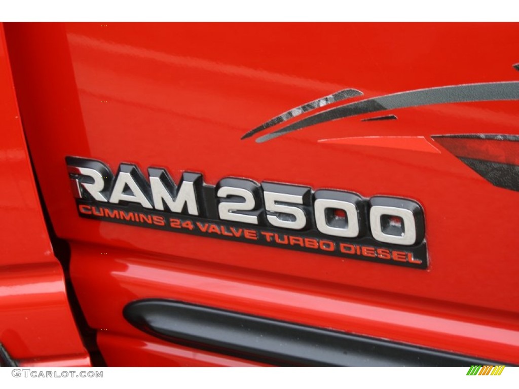 2001 Ram 2500 SLT Quad Cab 4x4 - Flame Red / Agate photo #13
