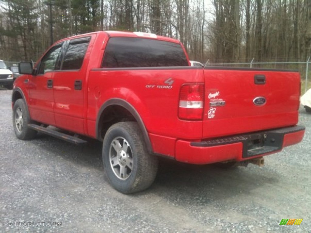 2004 F150 FX4 SuperCrew 4x4 - Bright Red / Black photo #2