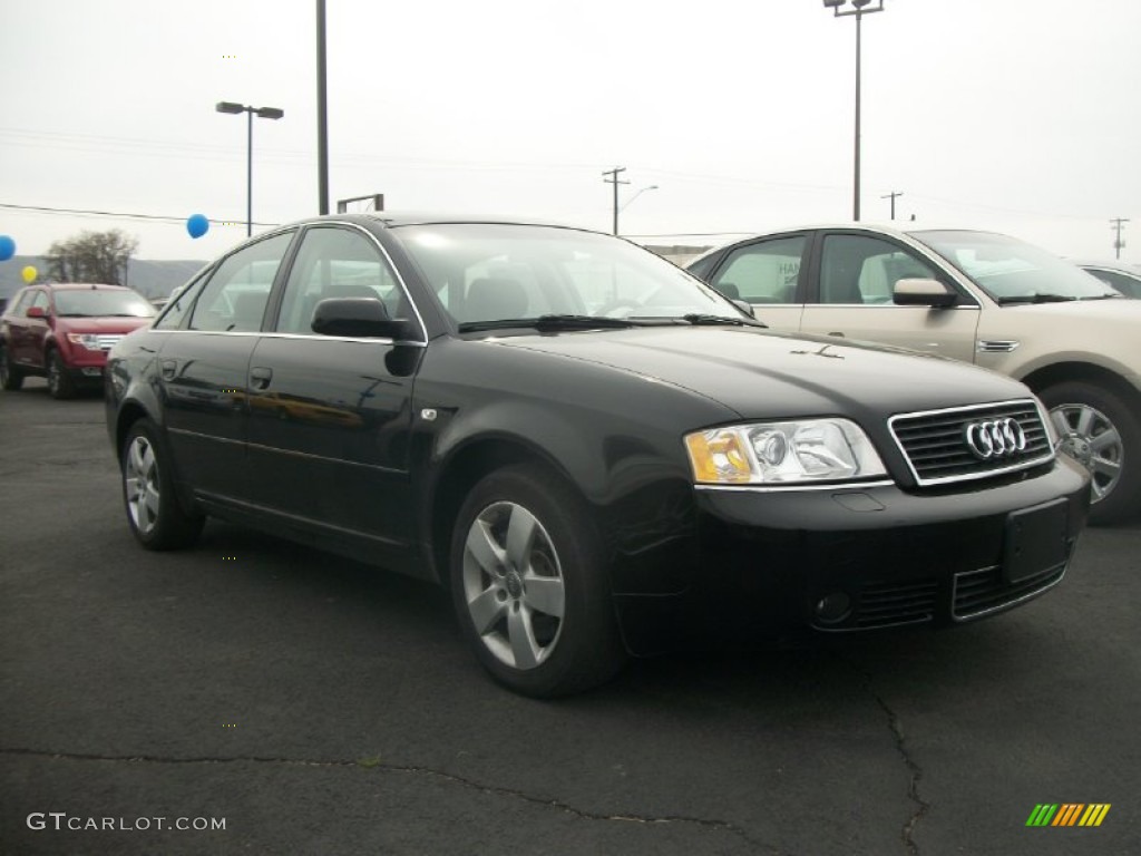 2004 A6 3.0 Sedan - Brilliant Black / Ebony photo #1