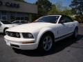 2007 Performance White Ford Mustang V6 Premium Convertible  photo #2