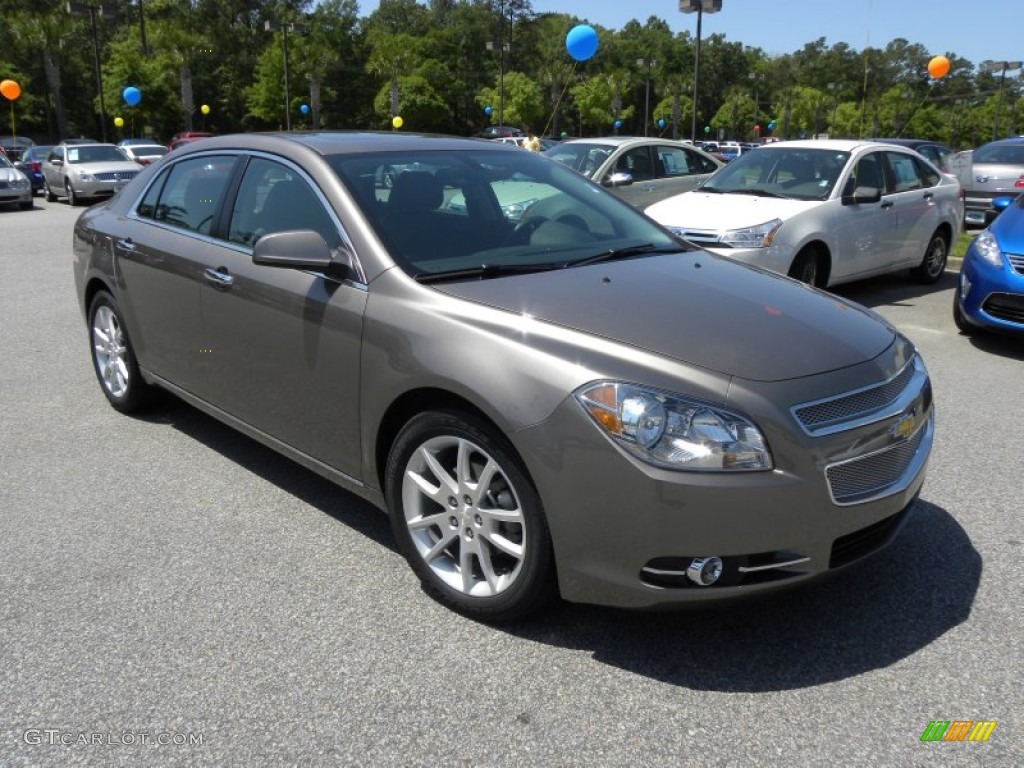 2012 Malibu LTZ - Mocha Steel Metallic / Ebony photo #1