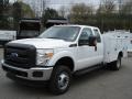 Oxford White - F350 Super Duty XL SuperCab 4x4 Commercial Photo No. 4