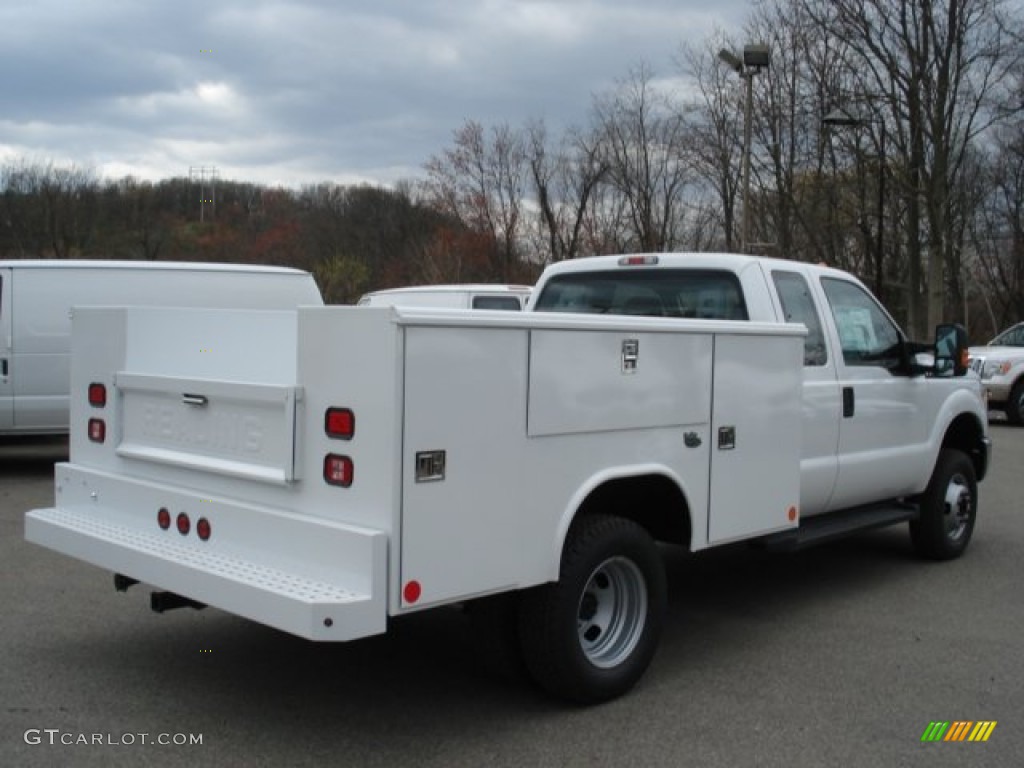Oxford White 2012 Ford F350 Super Duty XL SuperCab 4x4 Commercial Exterior Photo #63636134