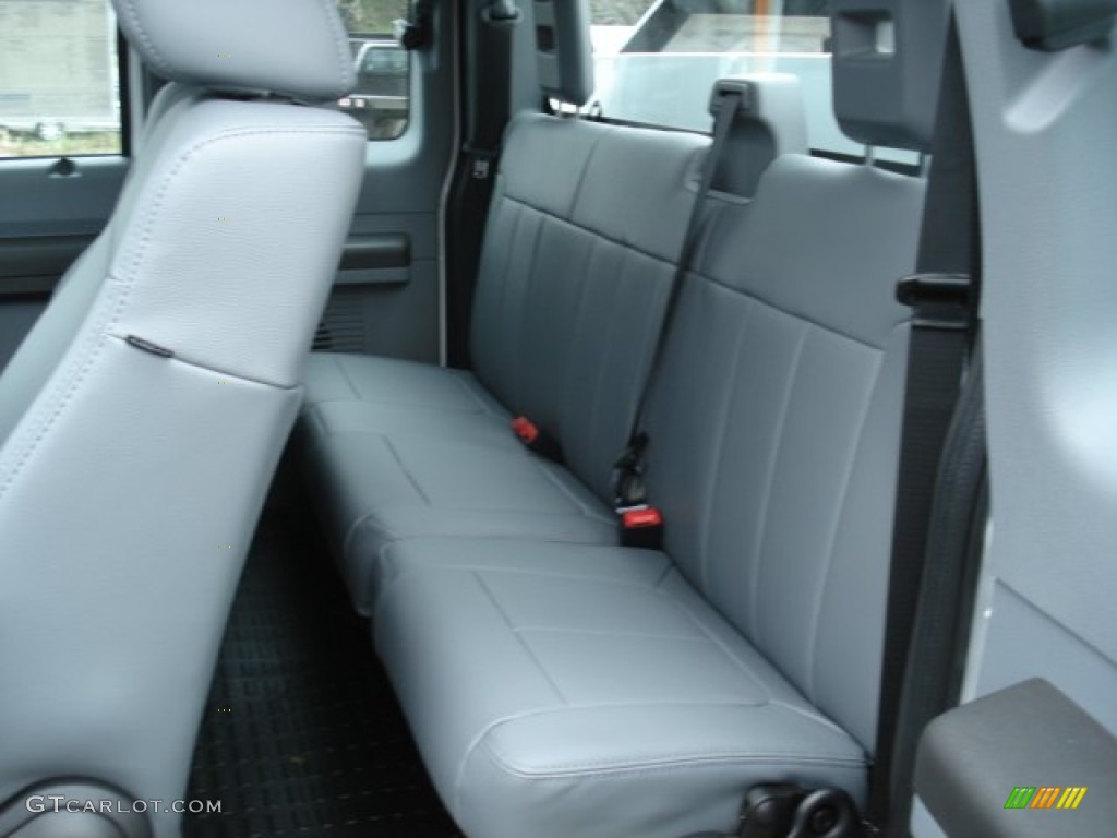 2012 Ford F350 Super Duty XL SuperCab 4x4 Commercial Rear Seat Photo #63636181