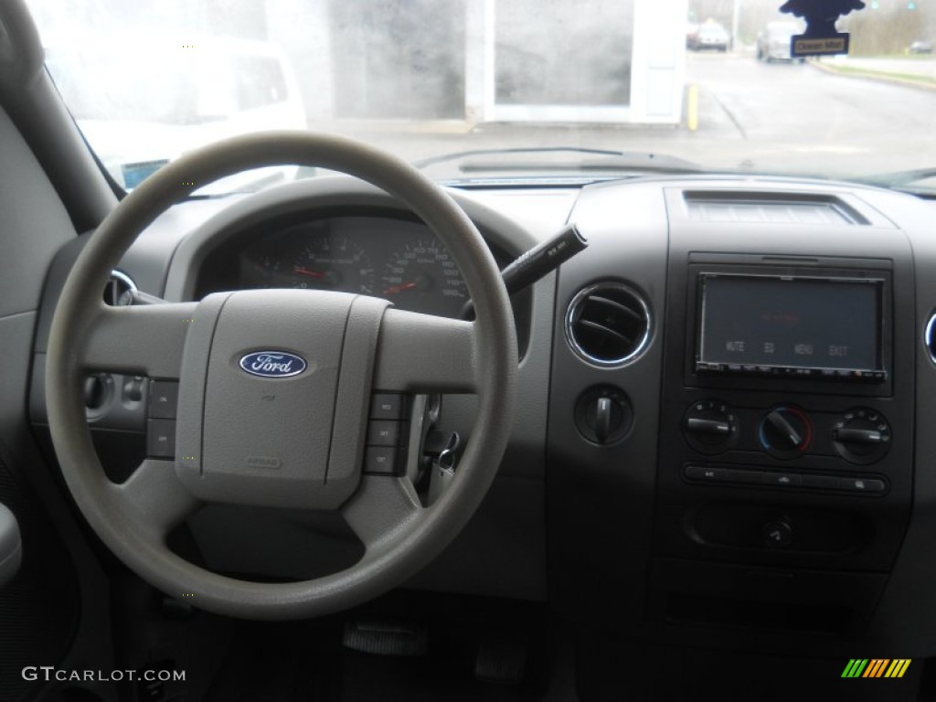 2005 F150 XLT SuperCrew 4x4 - True Blue Metallic / Medium Flint/Dark Flint Grey photo #4