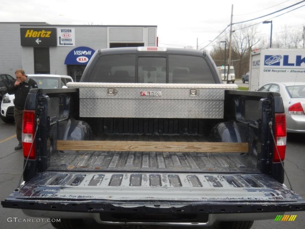 2005 F150 XLT SuperCrew 4x4 - True Blue Metallic / Medium Flint/Dark Flint Grey photo #6