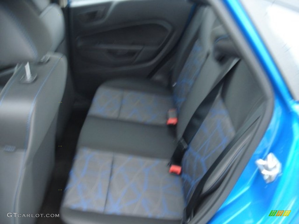 2012 Fiesta SE Sedan - Blue Candy Metallic / Charcoal Black photo #13