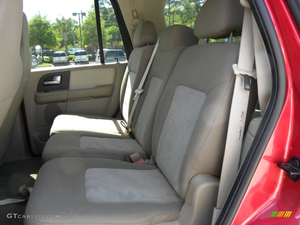 2003 Expedition XLT - Laser Red Tinted Metallic / Medium Parchment photo #6