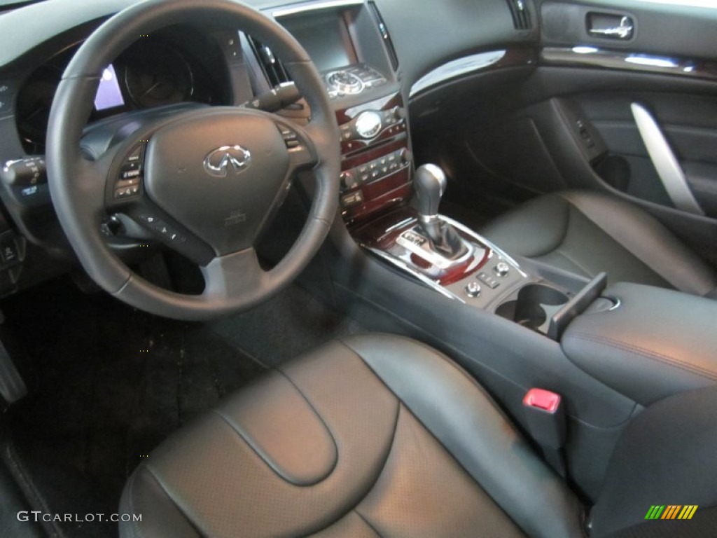 Graphite Interior 2011 Infiniti G 37 x AWD Coupe Photo #63637498