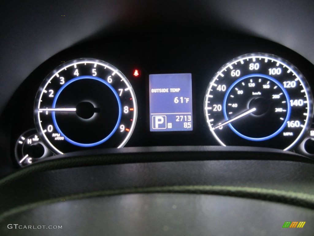 2011 Infiniti G 37 x AWD Coupe Gauges Photos