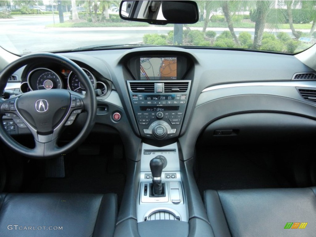 2010 Acura ZDX AWD Technology Ebony Dashboard Photo #63638101