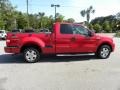 Bright Red 2006 Ford F150 STX SuperCab Exterior