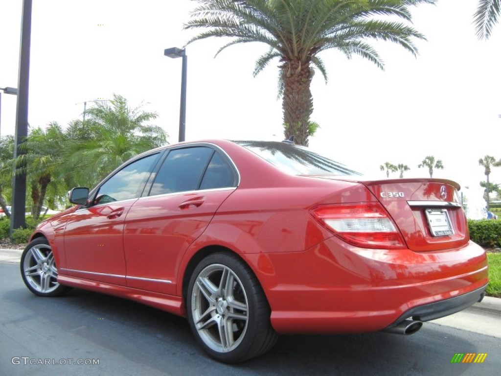 Mars Red 2009 Mercedes-Benz C 350 Sport Exterior Photo #63638989