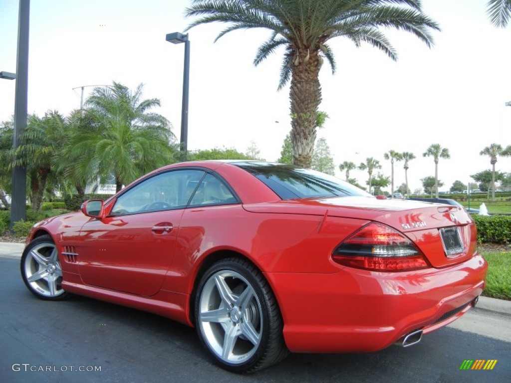 Mars Red 2009 Mercedes-Benz SL 550 Roadster Exterior Photo #63639278