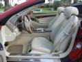  2009 SL 550 Roadster Stone Interior