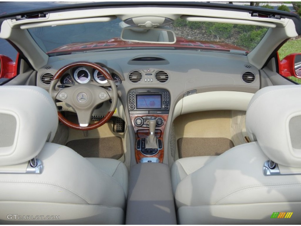2009 Mercedes-Benz SL 550 Roadster Stone Dashboard Photo #63639424