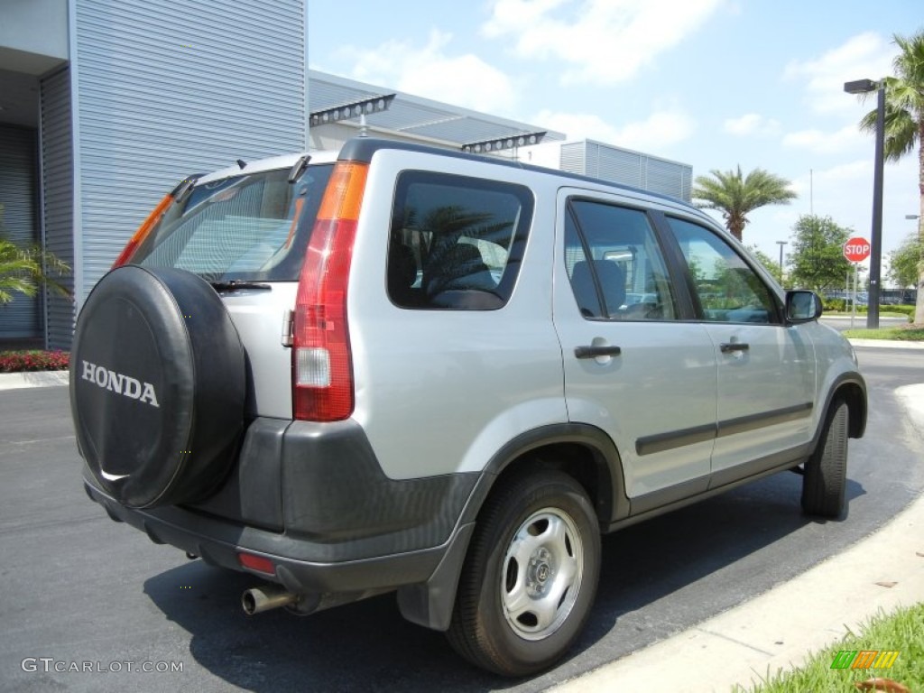 2002 CR-V LX - Satin Silver Metallic / Black photo #6
