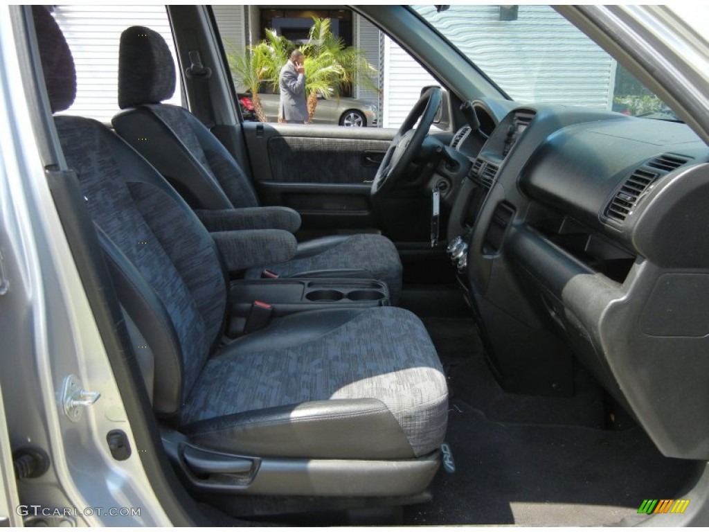 2002 CR-V LX - Satin Silver Metallic / Black photo #16