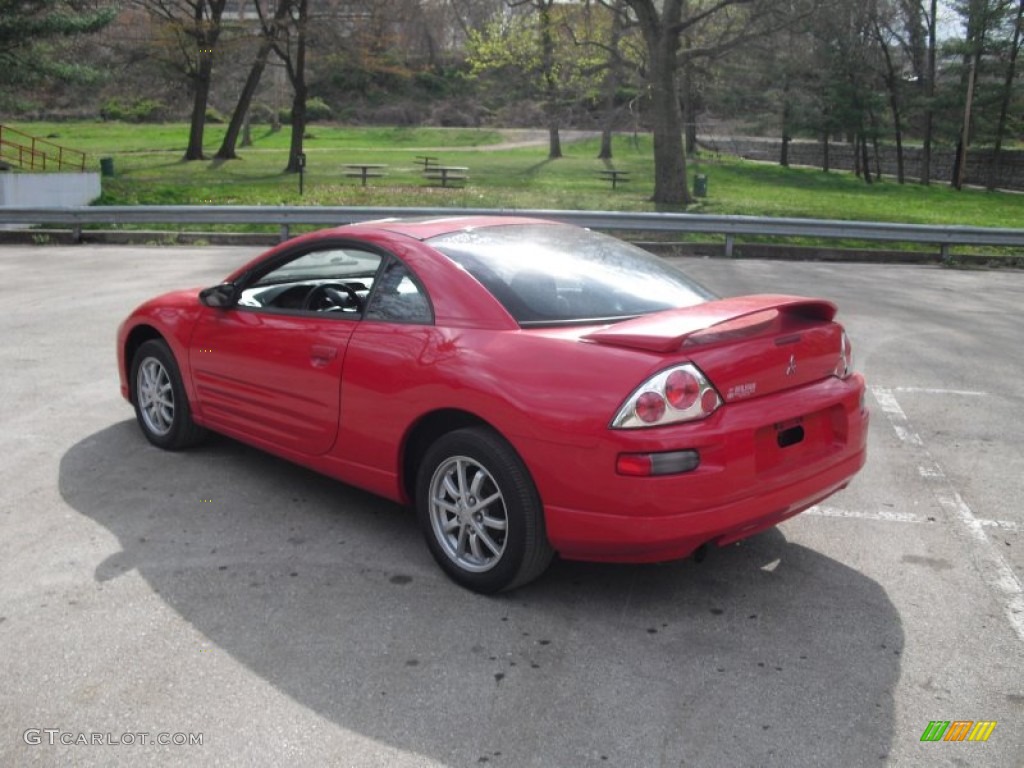 2001 Eclipse GS Coupe - Saronno Red / Black photo #4