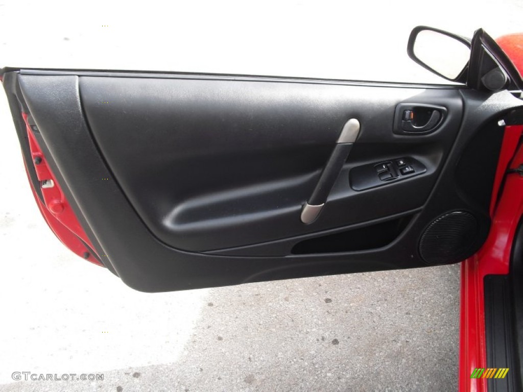 2001 Mitsubishi Eclipse GS Coupe Black Door Panel Photo #63640525