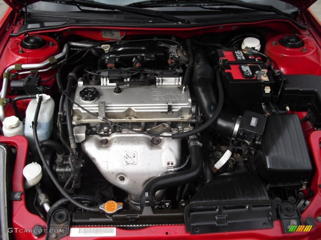 2001 Mitsubishi Eclipse GS Coupe 2.4 Liter SOHC 16 Valve 4 Cylinder Engine Photo #63640690