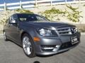 2012 Palladium Silver Metallic Mercedes-Benz C 250 Sport  photo #1