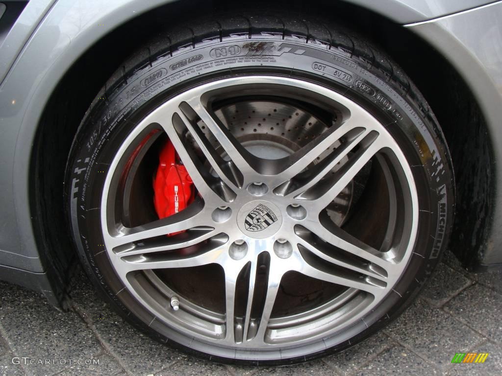 2007 911 Turbo Coupe - Meteor Grey Metallic / Black photo #8