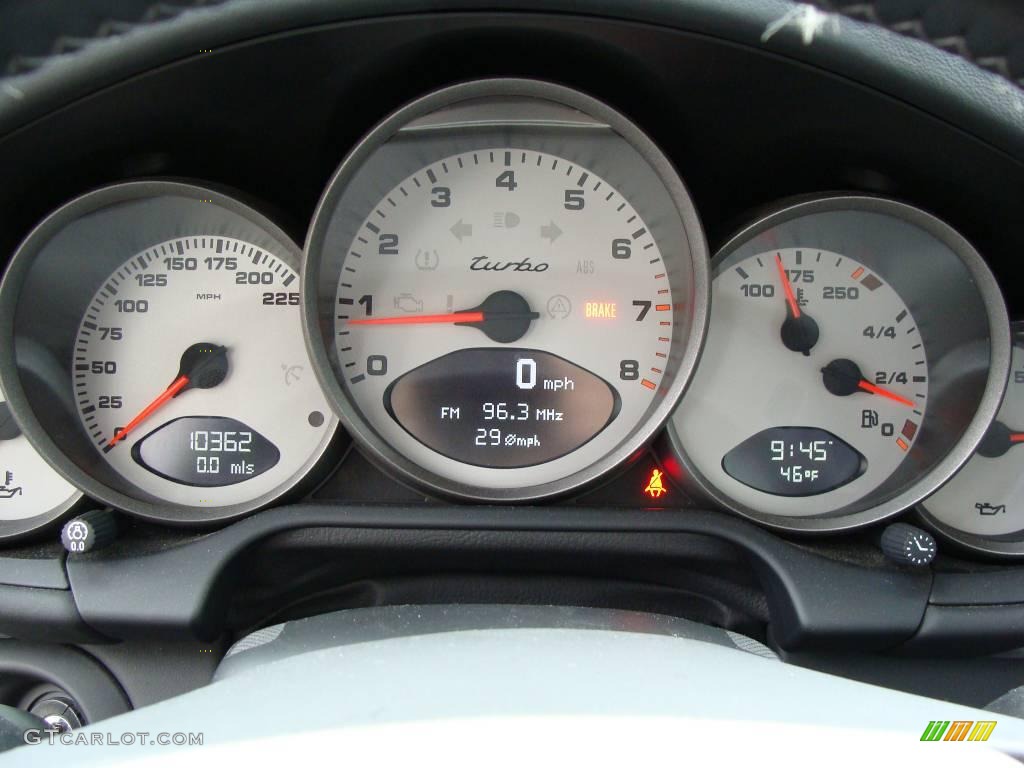 2007 911 Turbo Coupe - Meteor Grey Metallic / Black photo #19