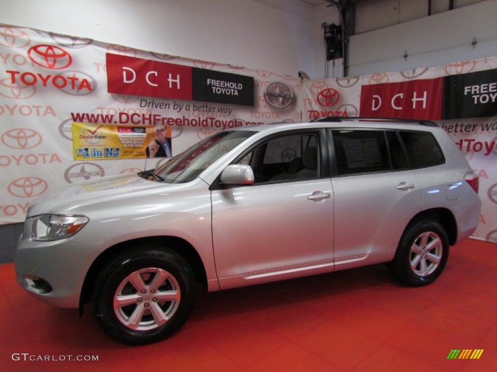 2009 Highlander V6 4WD - Classic Silver Metallic / Ash photo #4