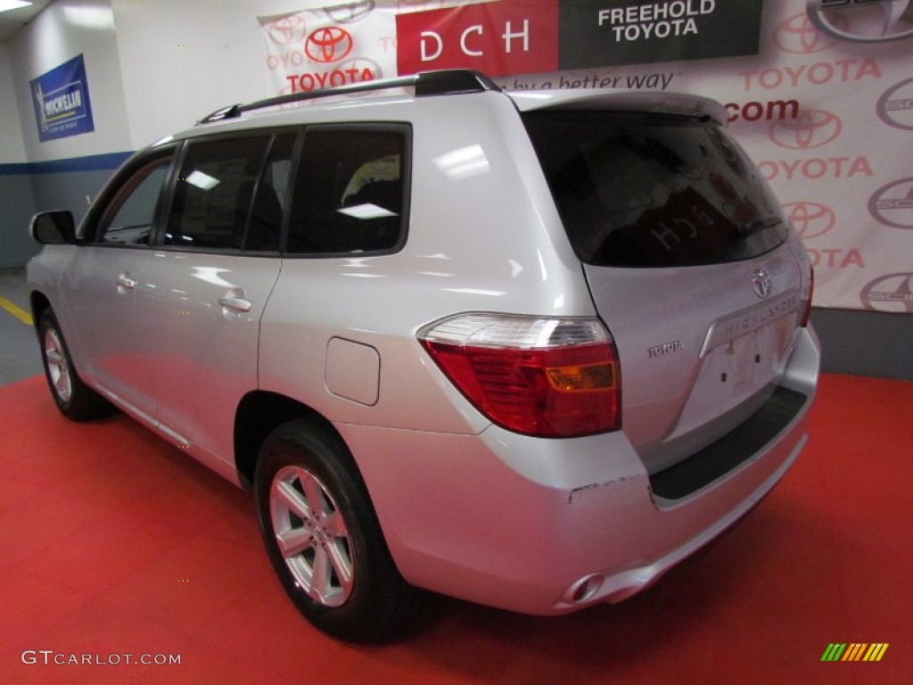 2009 Highlander V6 4WD - Classic Silver Metallic / Ash photo #6
