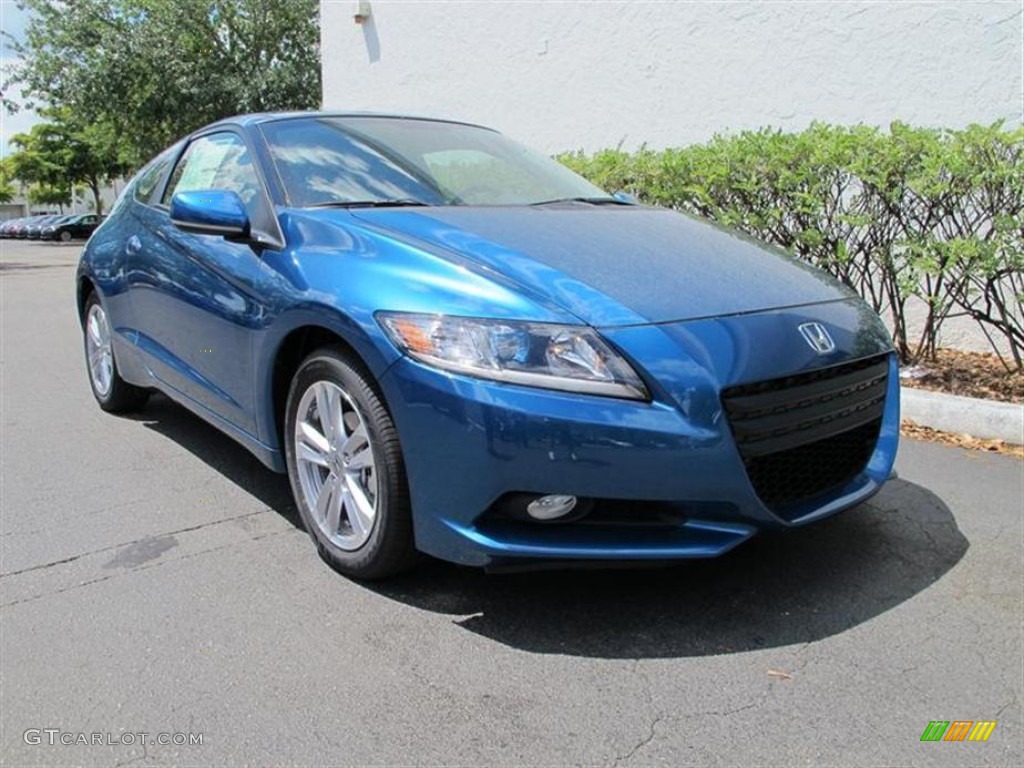 2012 CR-Z EX Sport Hybrid - North Shore Blue Pearl / Gray photo #1