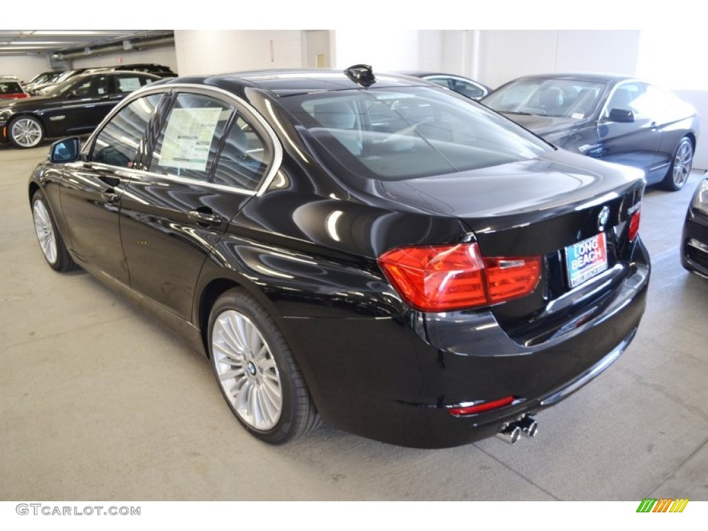 2012 3 Series 328i Sedan - Jet Black / Black photo #4