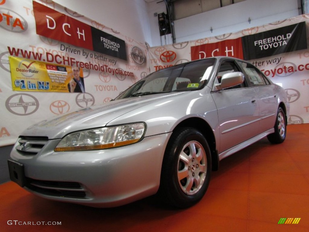 2001 Accord EX Sedan - Satin Silver Metallic / Quartz Gray photo #1