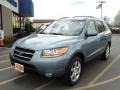 2009 Silver Blue Hyundai Santa Fe SE 4WD  photo #1